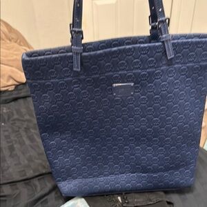 Michael Kors Blue Tote Bag with Classic Design